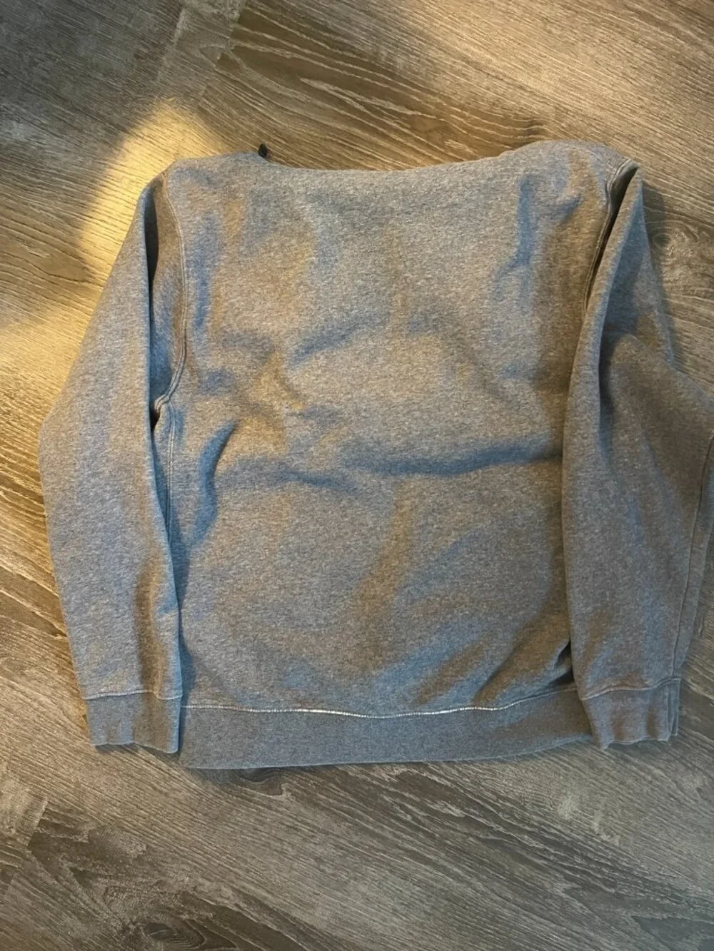 NIke Fleece Men's long sleeve Fleece Active hoodie size M Charcoal gray - Picture 4 of 8